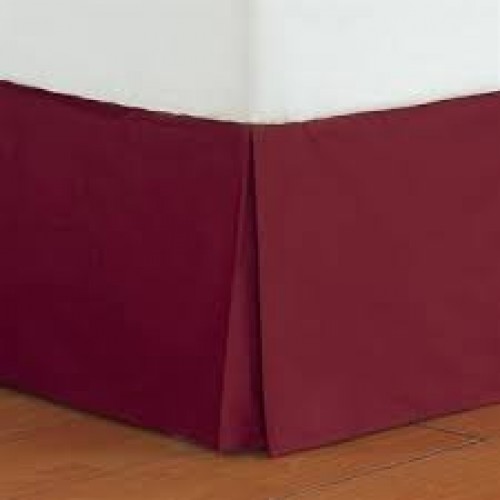 Nice 1 PC Bed Skirt Extra Deep Pocket 1000 TC Solid Colors Olympic Queen 
